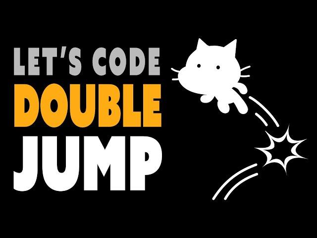 How to code the Perfect "DOUBLE JUMP" in Scratch Tutorial 