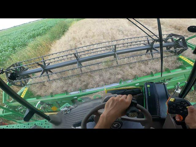 Am terminat cu recoltatul de rapiță pe 2021 + JohnDeere S760i #tractorvlog #farmtuber