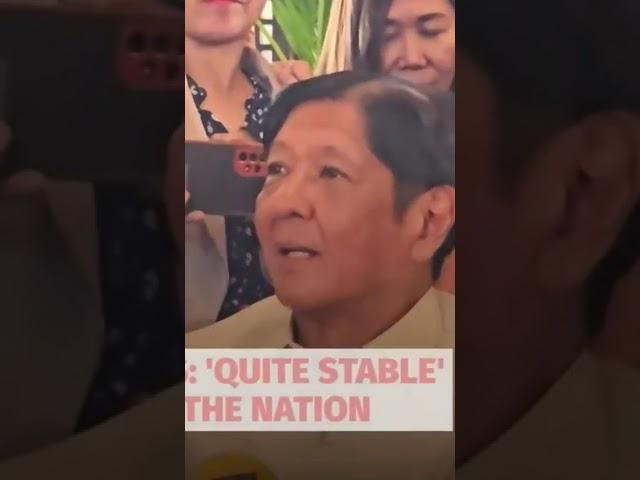 STABLE DAW ANG BANSA? #pbbm #duterte #marcos