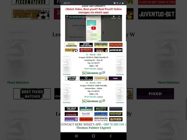 FREE MATCH HT FT 31 03 2020