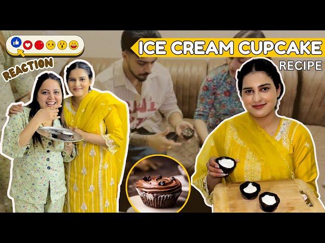 CUP CAKE WITH ICECREAM RECIPE  || 10 MINT VICH TYAR  PRABH & RAMAN VLOG #rg786