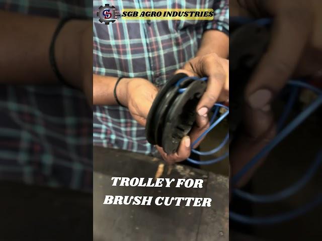 nylon thread assembling for tap and go SGB Agro #brushcutter #tapandgo #kannada #farming
