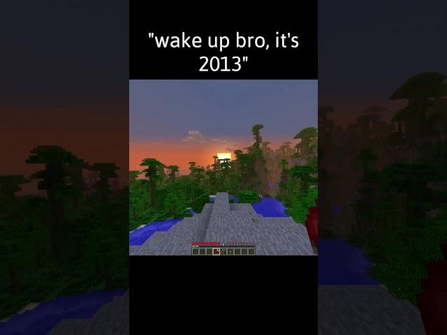 minecraft nostalgia moment