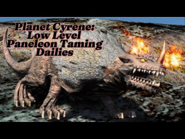 Planet Cyrene: low lvl Paneleon Taming Dailies & Caged Paneleon Creature Control - Entropia Universe