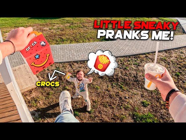 Little Sneaky Pranks Me at Every Turn! (Funny in REAL LIFE)