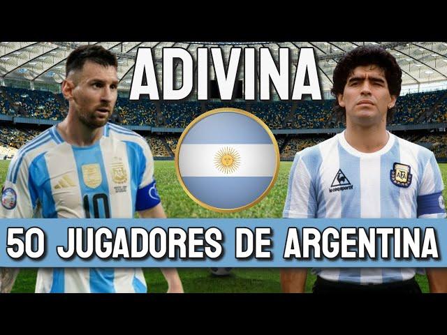 Adivina 50 Jugadores Históricos de ARGENTINA  - Quiz de Fútbol NIVEL MEDIO