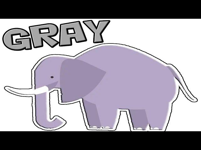 Learn COLORS for Kids | GRAY | Learning Videos for Toddlers