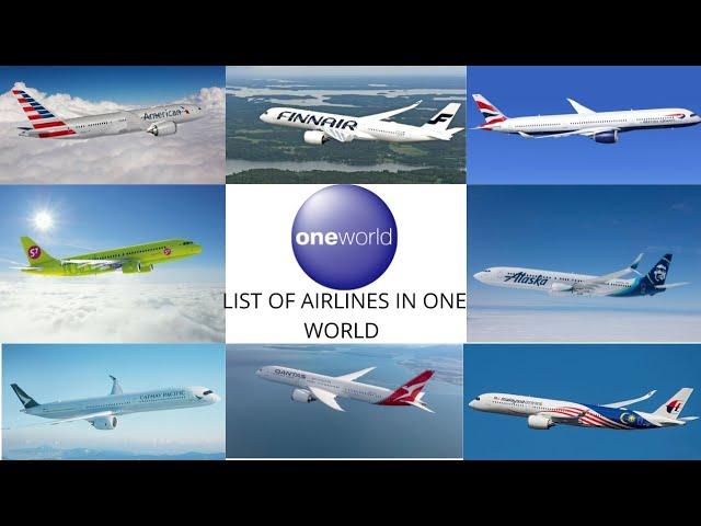 List Of Airlines in one World