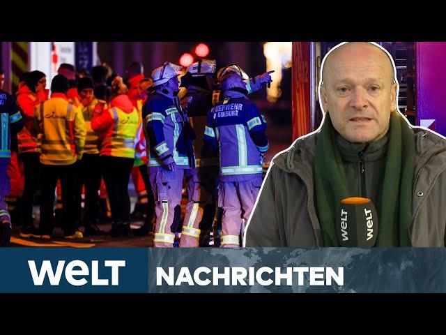 "SCHWÄRZESTER TAG FÜR MAGDEBURG":  Motiv völlig unklar - Auto rast durch Weihnachtsmarkt | Stream