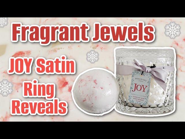 Joy Satin Candle & Bath Bomb Reveal - Ring Reveals from Fragrant Jewels