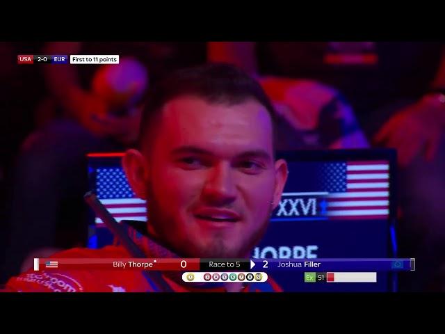 Billy Thorpe vs Joshua Filler | Day One | 2019 Mosconi Cup