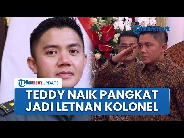 Karier Semakin Moncer, Seskab Teddy Indra Wijaya Naik Pangkat dari Mayor Jadi Letkol