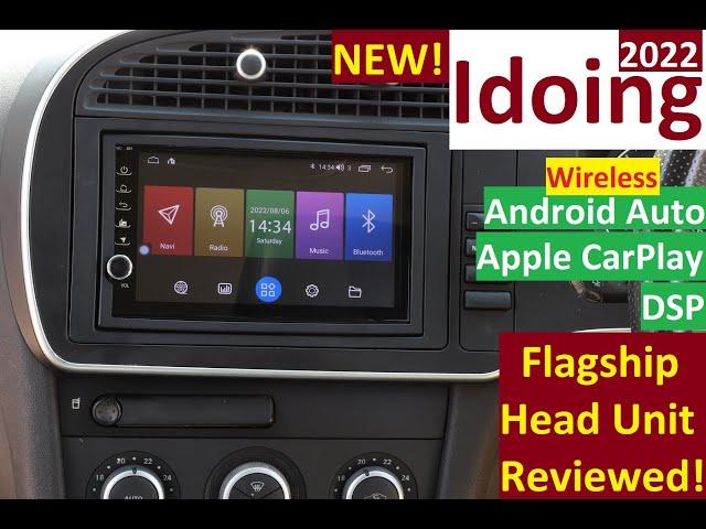 PREMIUM Idoing 7 inch Car Head Unit - FASTEST I Have Tested - Wireless Apple CarPlay + Android Auto