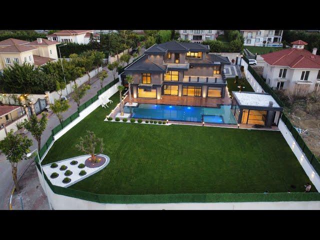 IS 2346 İstanbul Büyükçekmece'de Lüks Müstakil Geniş 580 m² Villa-property with pool and terrace