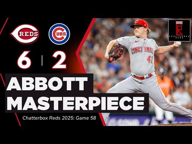 Andrew Abbott DOMINATES Chicago Cubs in Cincinnati Reds Big Win at Wrigley Field | Chatterbox Reds