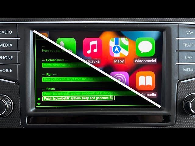 VW Seat Skoda CarPlay AndroidAuto activation with MIB2 Toolbox patch