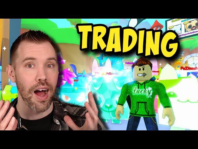 LIVE | TRADING HUGES AND GEMS PET SIMULATOR 99  | Roblox