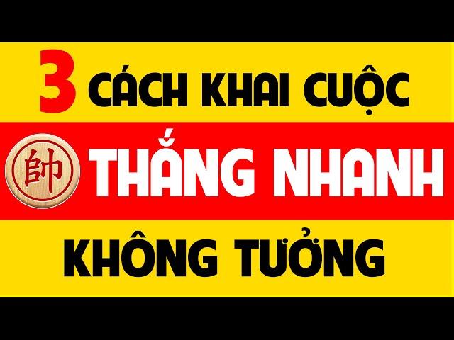 Cách chơi cờ tướng thắng nhanh Thần tốc hay nhất.