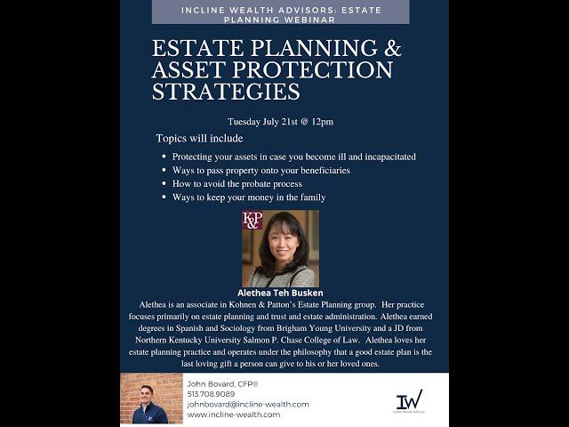 Estate Planning & Asset Protection Strategies