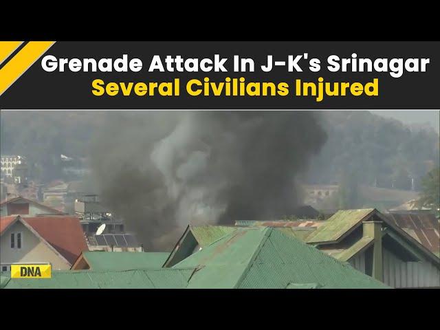 Jammu Kashmir: Grenade Explosion Near The Tourist Reception Centre in Srinagar, Injured Civilians