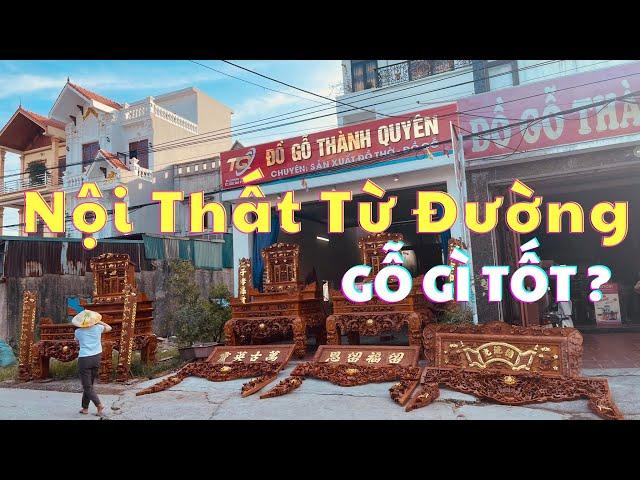 Nội Thất Từ Đường - Nhà Thờ Họ 3 Gian Đẹp Làm Gỗ Gì TỐT | Đồ Gỗ Thành Quyên