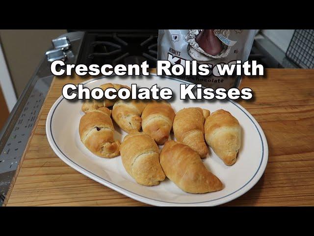 Crescent Rolls With Chocolate Kisses