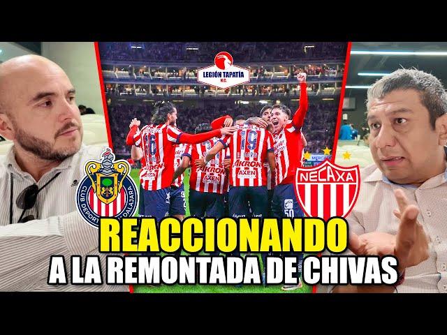 REACCIONANDO A LA REMONTADA DE CHIVAS | Chivas 3-2 Necaxa