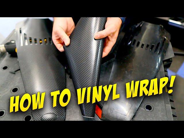 How To Vinyl Wrap ATV Plastics! #vinylwrap #polarisscrambler #detailingtips #details