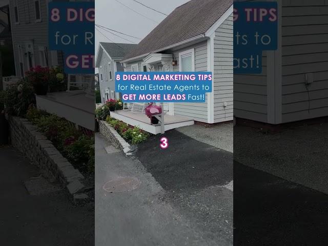 8 digital marketing tips for real estate agents to get MORE LEADS fast! #realestatemarketingtips
