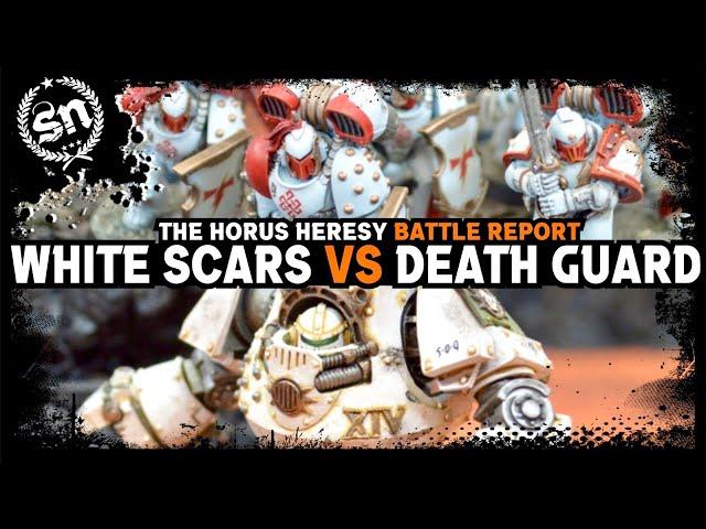 White Scars vs Death Guard - The Horus Heresy (Battle Report)