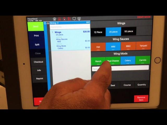 Heartland Restaurant POS Front of House Demo