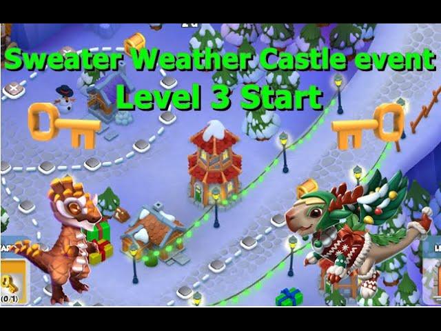 Sweater Weather Castle event-Dragon Mania legends | Level 3 Start | DML