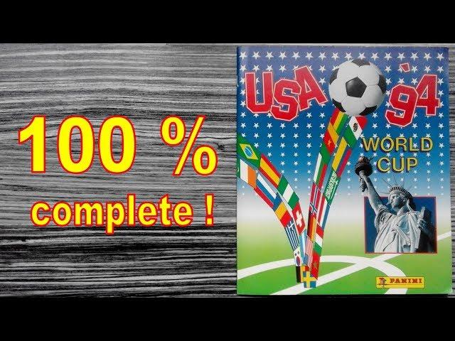 Panini Album FIFA "World Cup USA 94" - 100 % COMPLETE / FULL / LLENO / COMPLETO