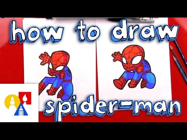 How To Draw Cartoon Spider-Man