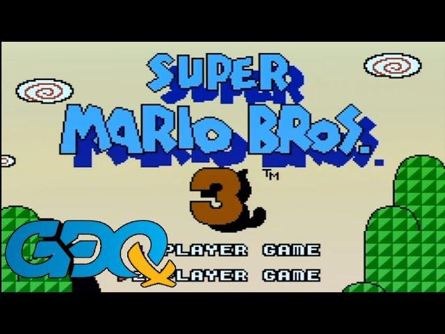 Super Mario Bros. 3 Co-Op with MitchFlowerPower and GrandPOOBear in 1:05:33 - GDQx2018