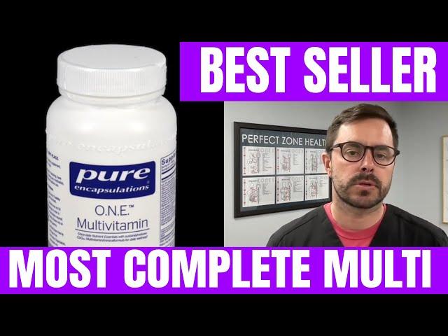 Pure Encapsulations ONE Multivitamin Review - Best Multivitamin, Complex Metafolin, CoQ10, & Lutein