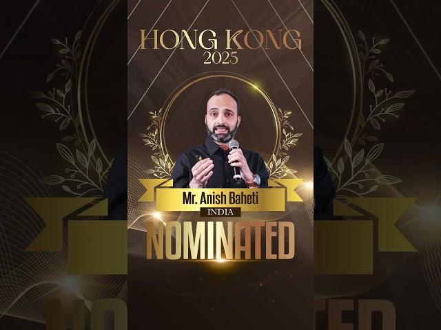 Anish Baheti | Nominee | Fluxx Events #fluxx #fluxxawards #nomination