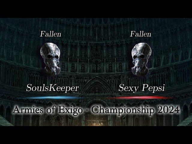 SoulsKeeper vs Sexy Pepsi - Armies of Exigo Championship 2024