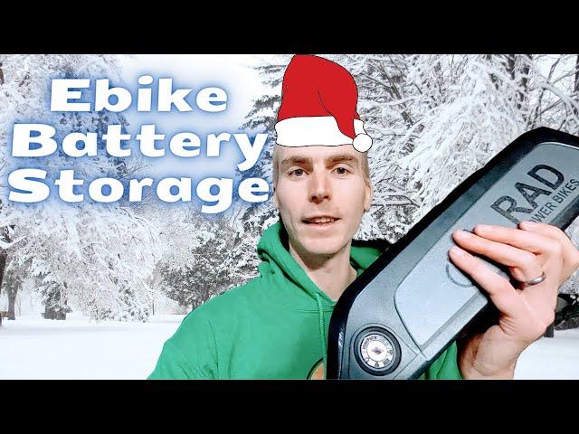 Electric Bike Battery Winter Storage