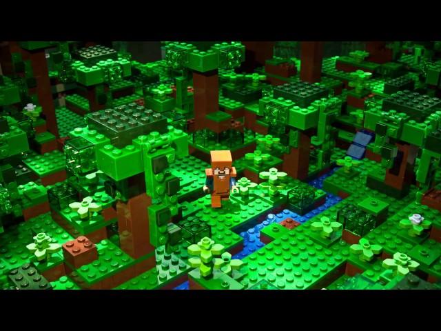 Brick Raider -  LEGO Minecraft - Stop motion video