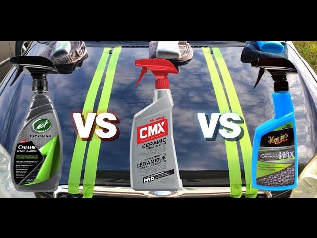 Turtle Wax Hybrid Solutions Ceramic Coating vs Mothers CMX Ceramic Coating vs Meguiars Ceramic Wax