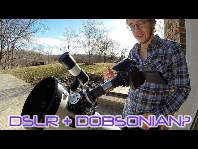 HOW TO Attach DSLR to Dobsonian