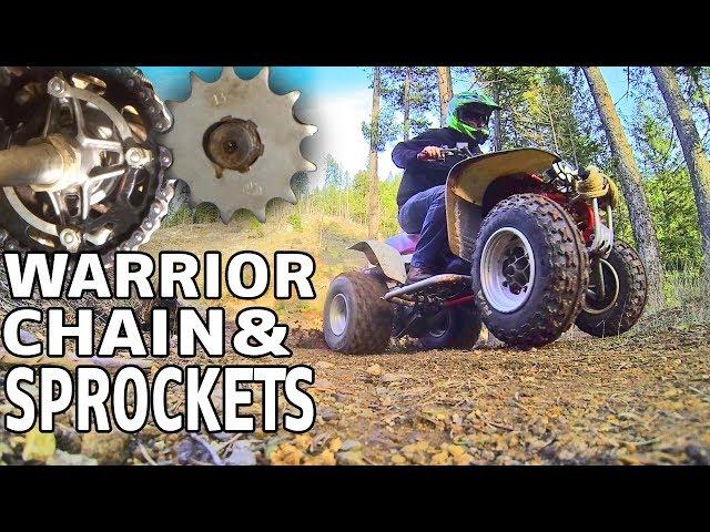 YAMAHA WARRIOR ATV CHAIN AND SPROCKET REPLACEMENT - BASIC QUAD MAINTENANCE