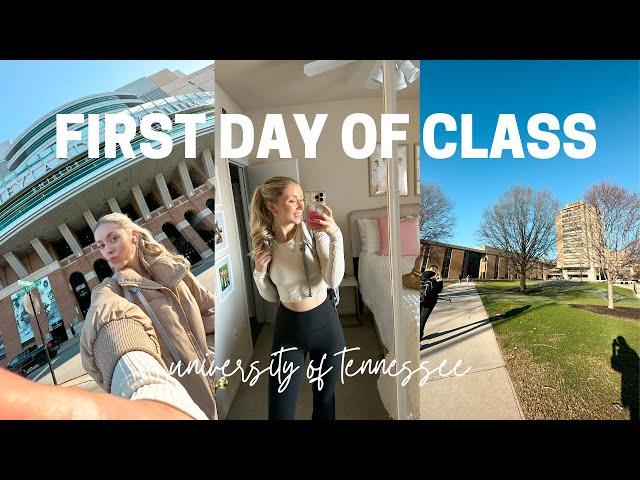 COLLEGE DAY IN MY LIFE | first day of spring semester! @ the university of tennessee