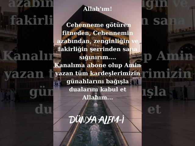 Dualarımız  #shotrs #ytdayibenionecikarnolur #love #dua #islam #432hz #amin #Dünya Alem-i