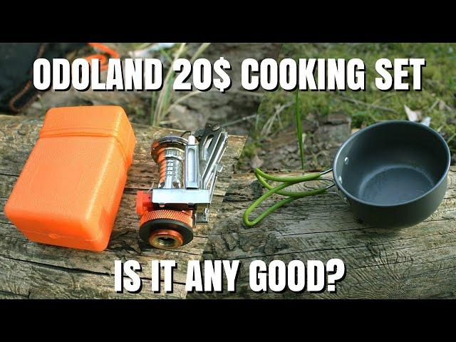 Is the Cheap Cookware Set From Amazon Any Good? Odoland Camping Stove Kit Review