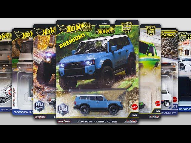 Showcase - Hot Wheels Team Transport Sets, Car Culture Off-Road Set,  Multipack Cars, & E Case Cars.