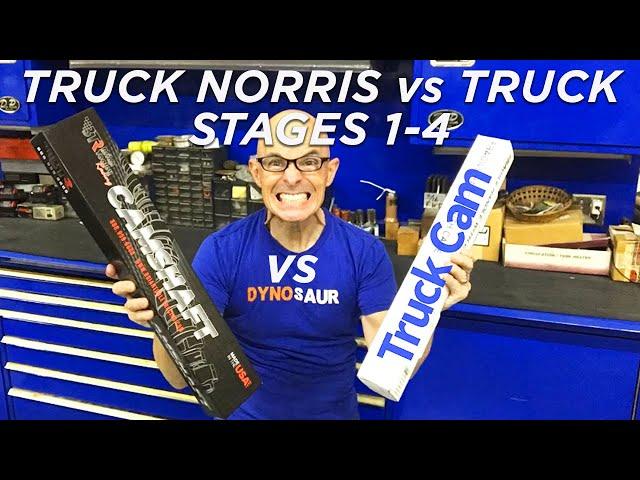 TRUCK NORRIS VS BTR TRUCK CAMS. HOW DOES THE TRUCK NORRIS LS CAM COMPARE TO STAGES 1-4 TRUCK CAMS?