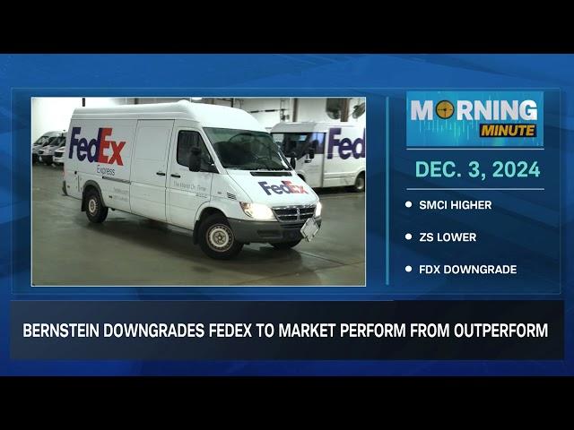 Stock Market Morning Minute, Tuesday, Dec. 3: SMCI, ZS, FDX