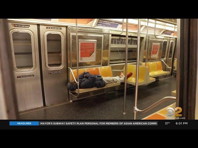 Homeless advocates voice opposition to Mayor Eric Adams' aggressive subway safety plan